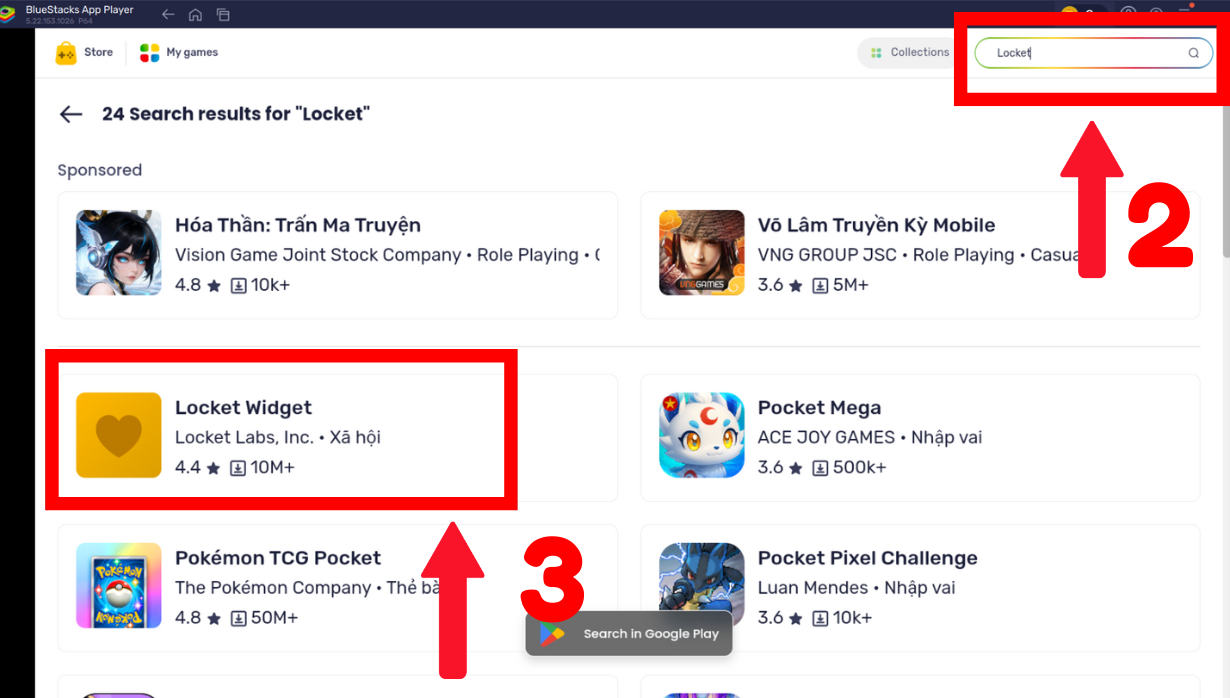 Tìm và cài Locket Widget
