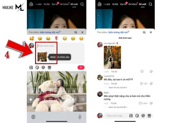 Cách bình luận ảnh trên tiktok dễ dàng, nhanh chóng
