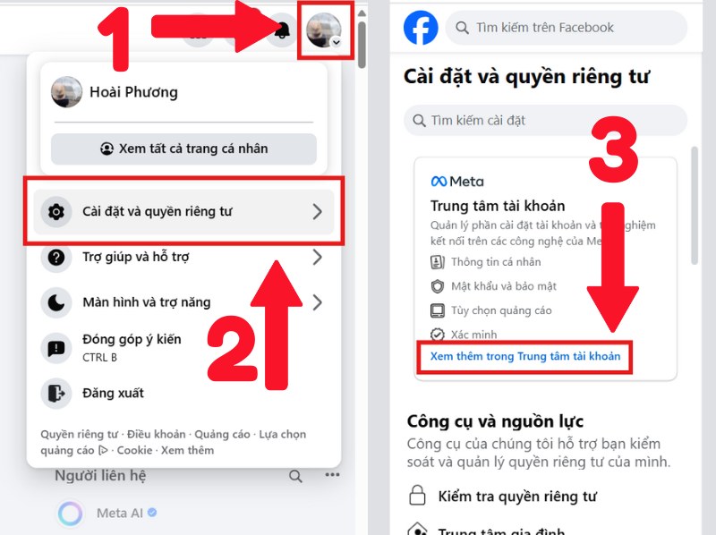 Cách khôi phục tin nhắn facebook bằng máy tính