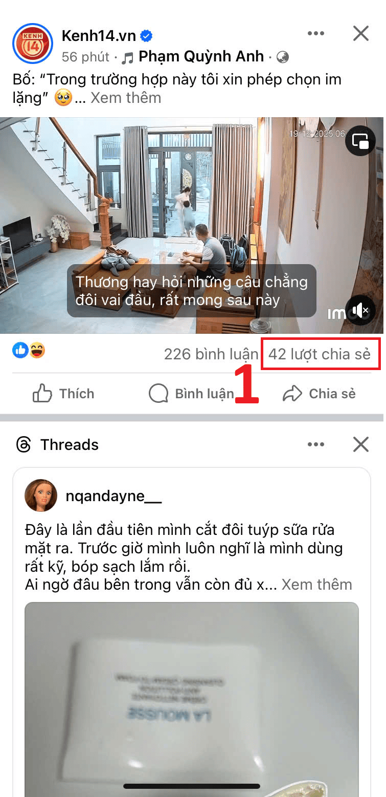 cách xem ai đã chia sẻ trên facebook bằng điện thoại