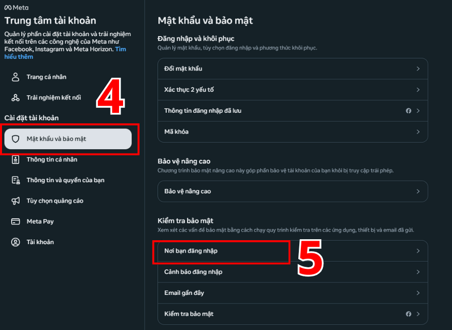 Cách xem ai đăng nhập vào Facebook của mình trên máy tính