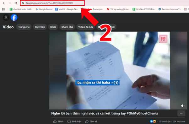 Sao chép link bài đăng