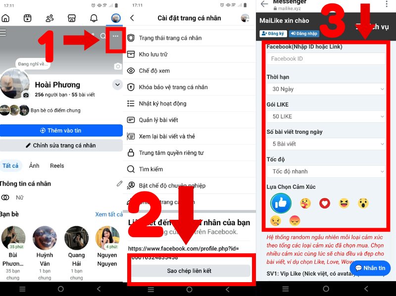 Cách đăng ký tăng like Facebook theo tháng trên điện thoại
