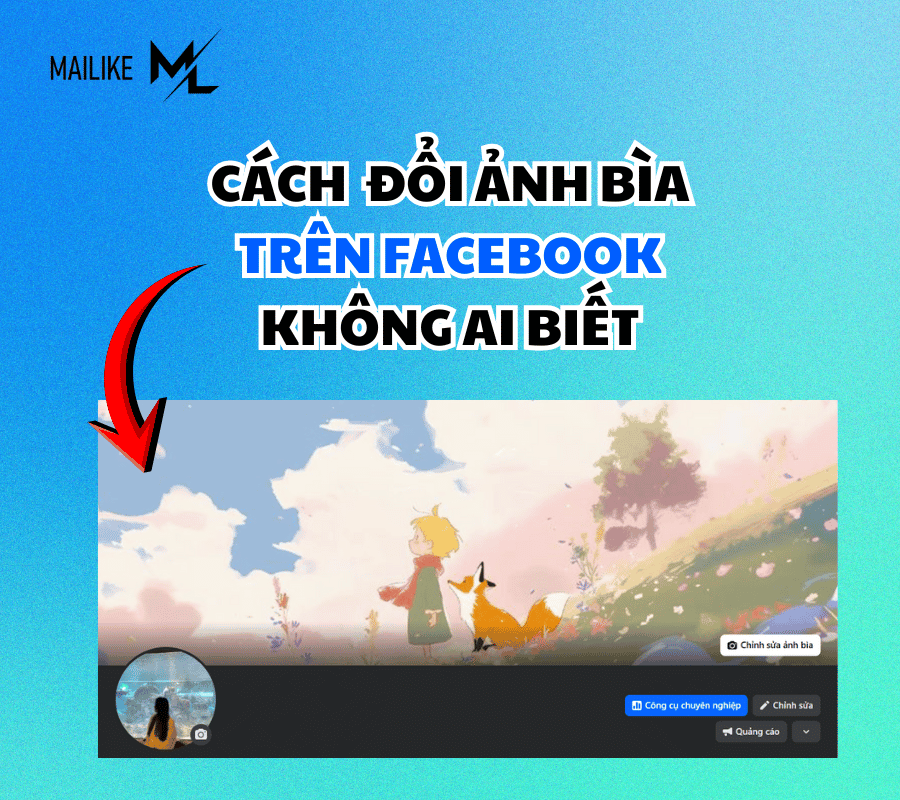 Cách đổi ảnh bìa trên Facebook không ai biết