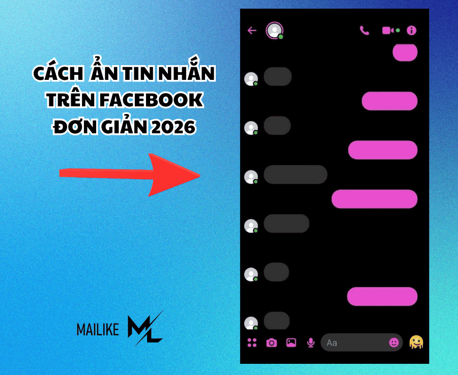 Cách ẩn tin nhắn Facebook