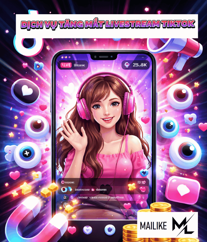 Dịch vụ tăng mắt Live Tiktok