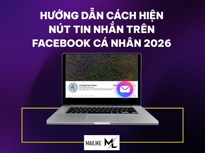 Cách hiện nút nhắn tin trên Facebook cá nhân