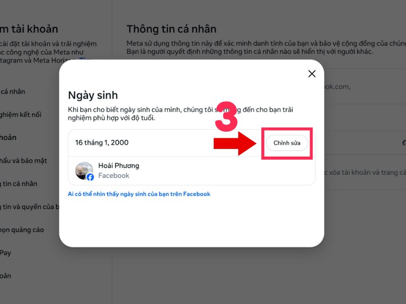 Cách hiện nút tin nhắn trên Facebook cá nhân bằng máy tính
