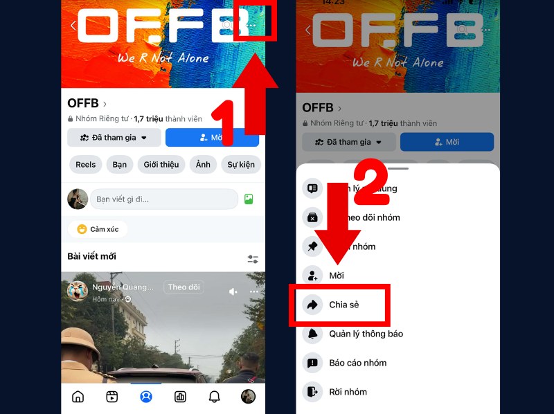 Cách tăng member group Facebook bằng Mailike trên điện thoại