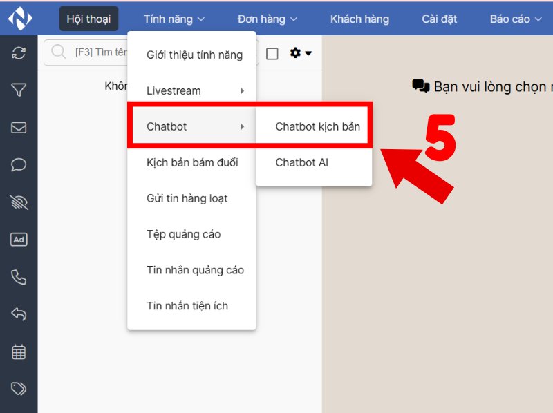 Cách tạo chatbot trên fanpage Vpage