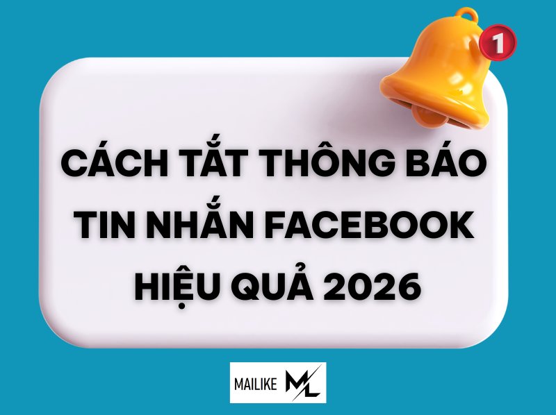 Cách tắt thông báo tin nhắn Facebook