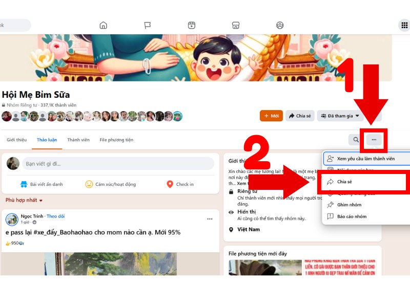 Cách sử dụng dịch vụ tăng member group Facebook bằng máy tính