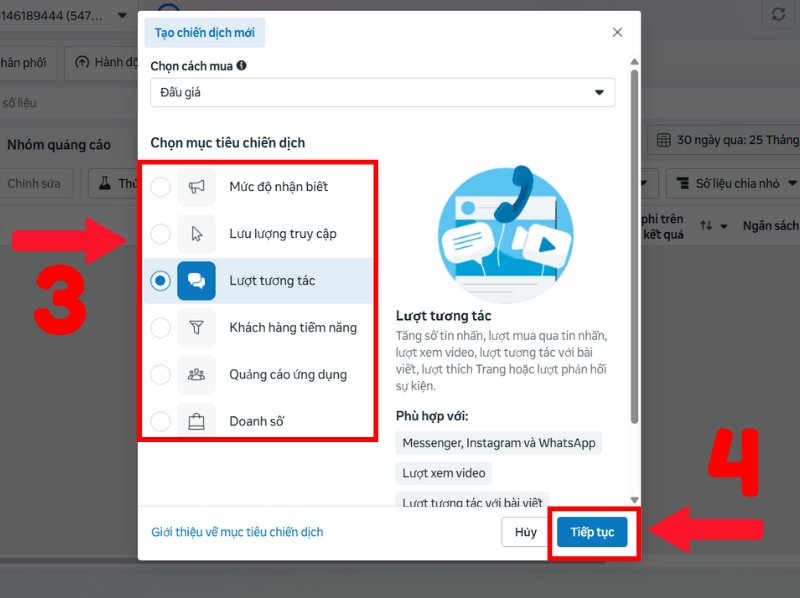 Chọn mục tiêu chiến dịch