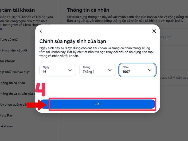 Lưu chỉnh sửa