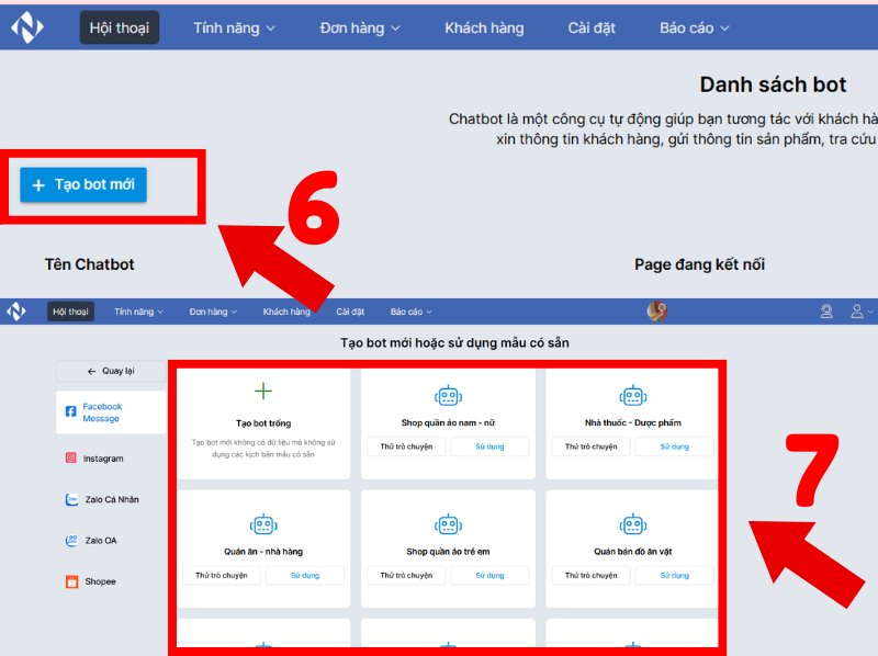 Tạo chatbot
