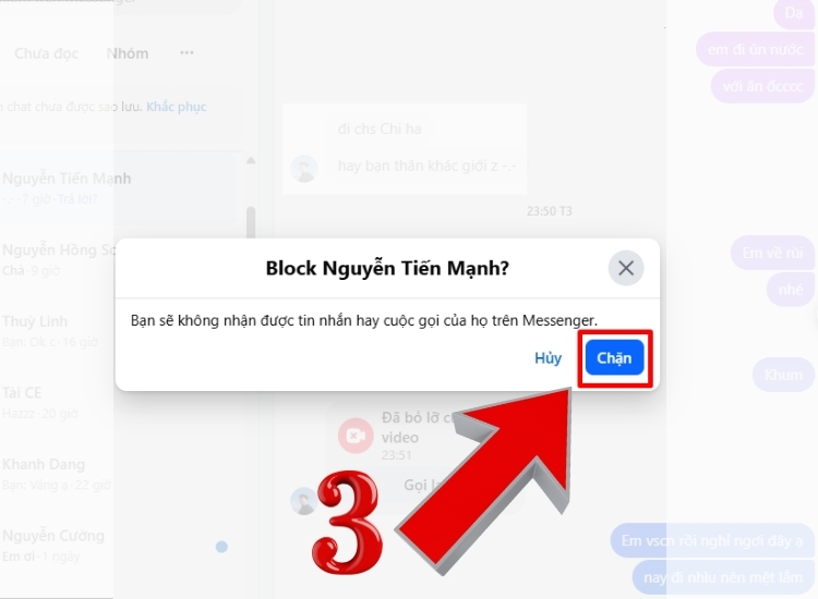 Cách chặn tin nhắn trên điện thoại theo từng người dễ dàng