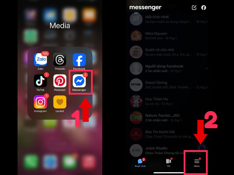 cách tắt thông báo tin nhắn Facebook bằng điện thoại
