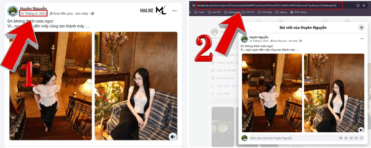 Lấy link bài viết muốn tăng bình luận