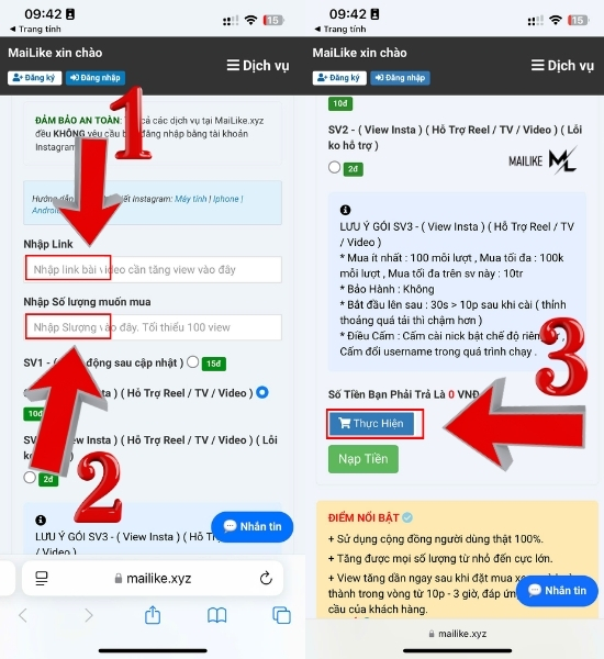 Cách sử dụng tool hack view ins của Mailike dễ dàng