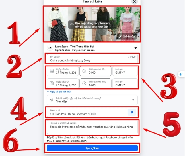Cách tạo sự kiện trên Fanpage đơn giản bằng máy tính