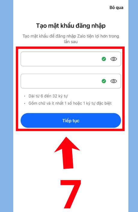 Nhập mật khẩu mới