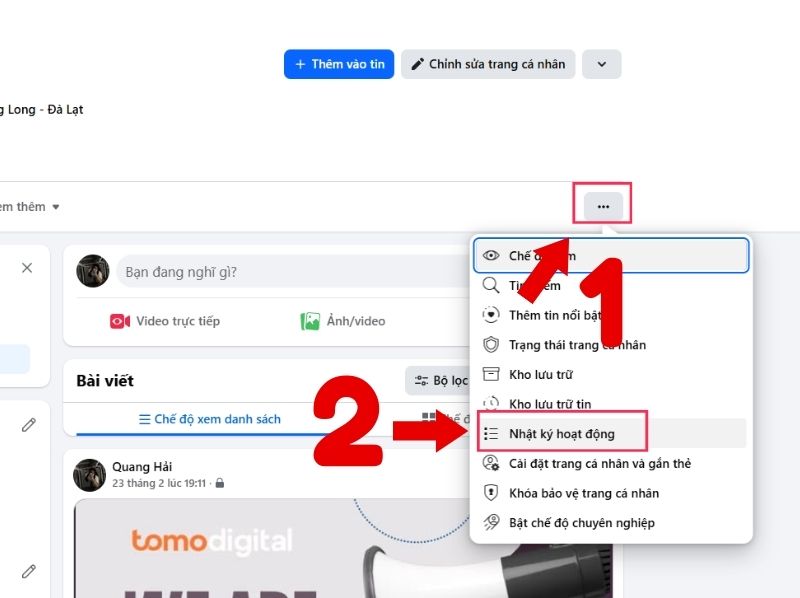 Cách xoá hết bài chia sẻ (bài viết) trên Facebook trong một nốt nhạc