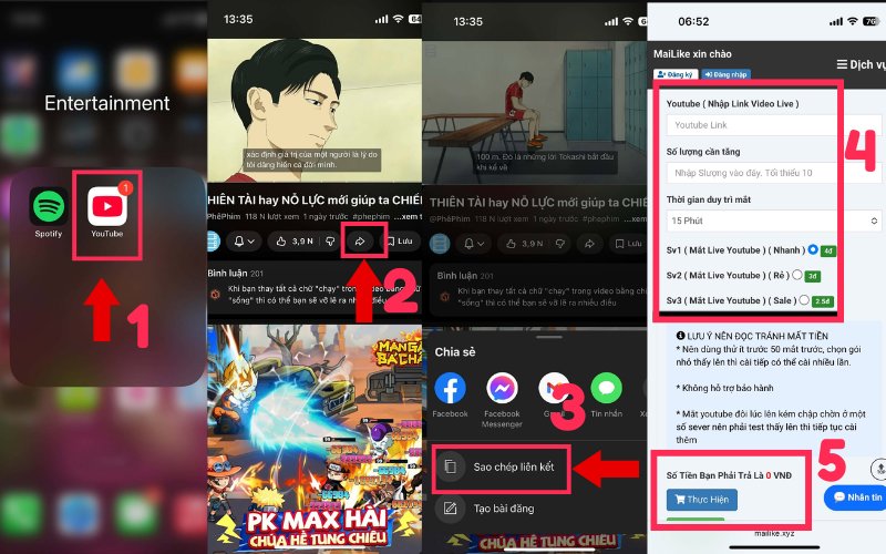 tang mat live youtube