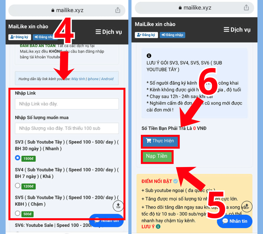 Các bước tăng sub Youtube trên điện thoại