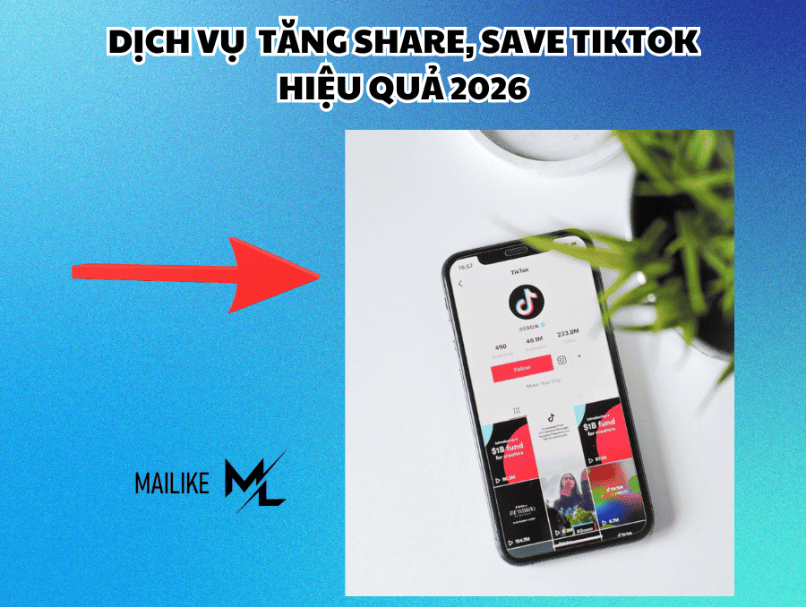 Dịch vụ tăng share, save video tiktok