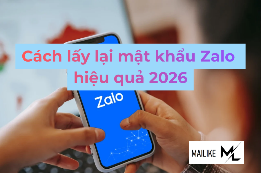 Cách lấy lại mật khẩu Zalo đơn giản, nhanh chóng