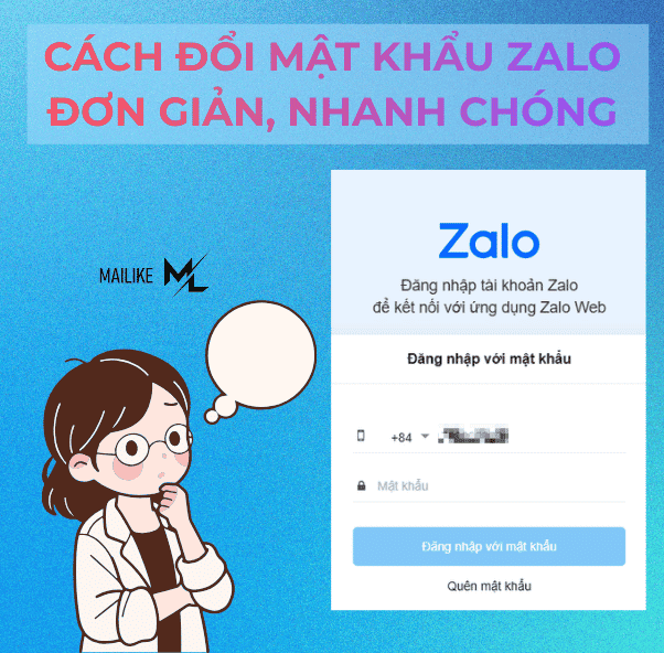 cách đổi mật khẩu Zalo đơn giản