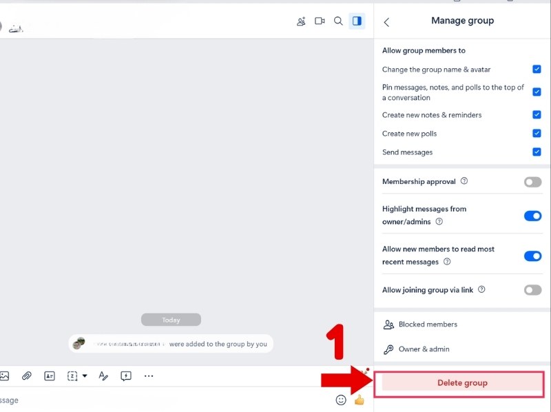 Hướng dẫn cách giải tán nhóm Zalo bằng máy tính