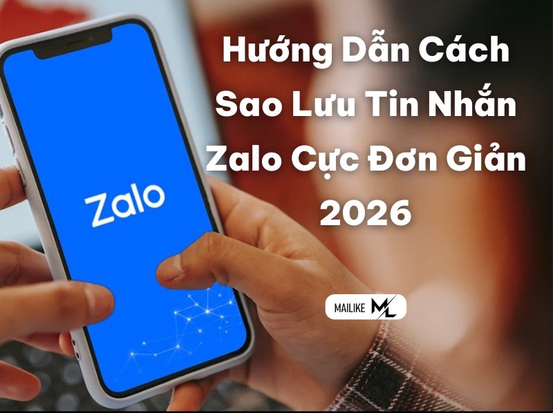 Hướng dẫn cách sao lưu tin nhắn Zalo cực đơn giản