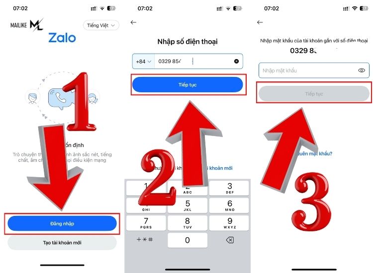 Cách đăng nhập zalo trên điện thoại cực đơn giản