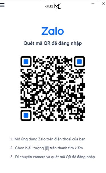 Cách đăng nhập Zalo trên máy tính bằng mã QR