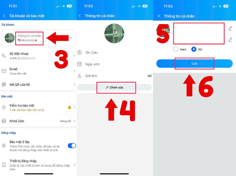 cách đổi tên zalo