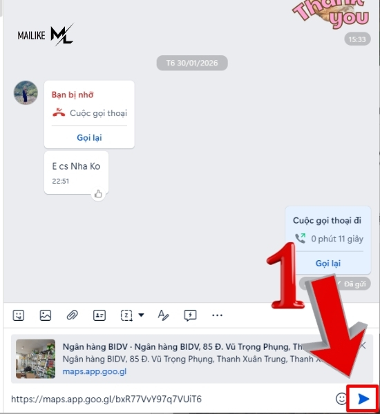 Cách gửi định vị qua zalo trên máy tính cực dễ dàng