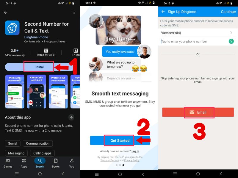 cách tạo zalo bằng gmail