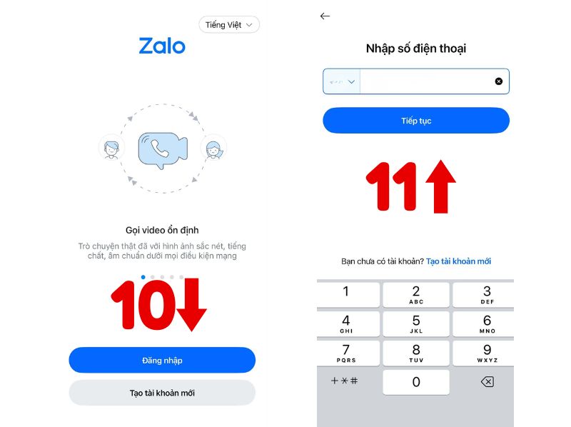 cách tạo zalo bằng gmail
