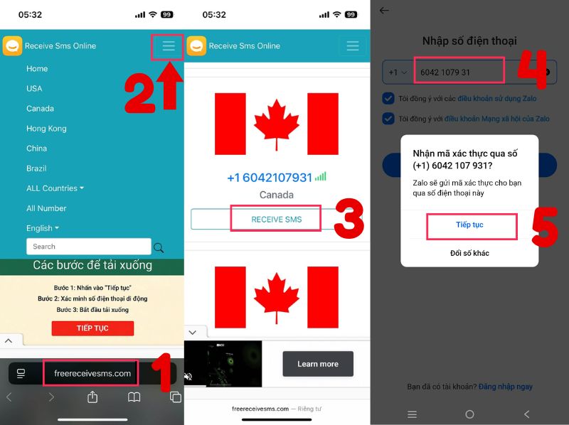 cách tạo tài khoản zalo bằng gmail