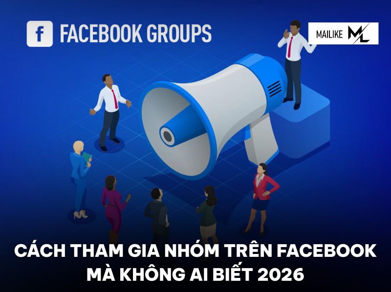cách tham gia nhóm trên Facebook mà không ai biết