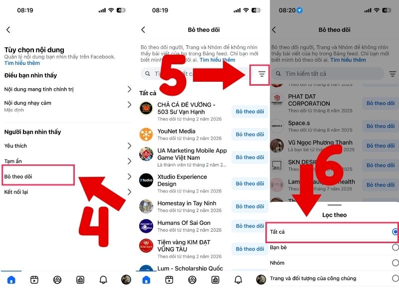cách xóa người theo dõi trên facebook