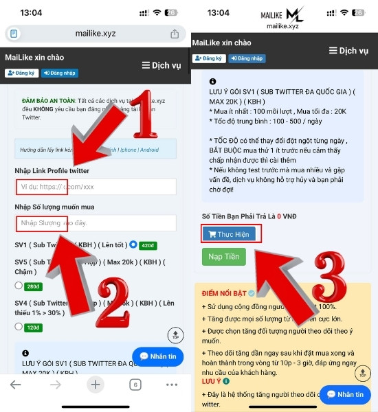 Cách tăng follow Twitter đơn giản qua điện thoại