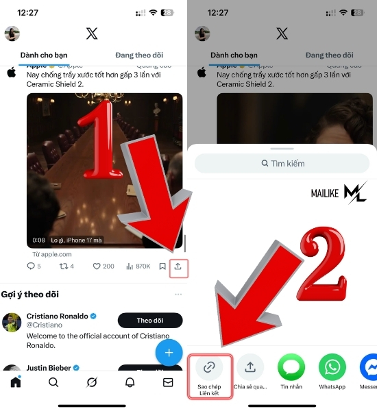 Cách lấy link bài viết trên Twitter dễ dàng