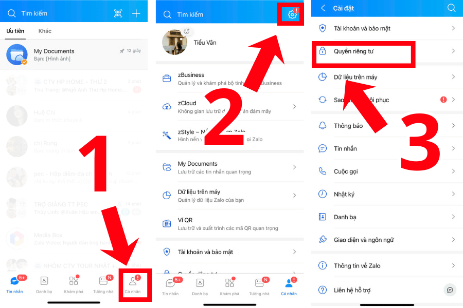 Cách chặn tin nhắn người lạ trên Zalo bằng điện thoại