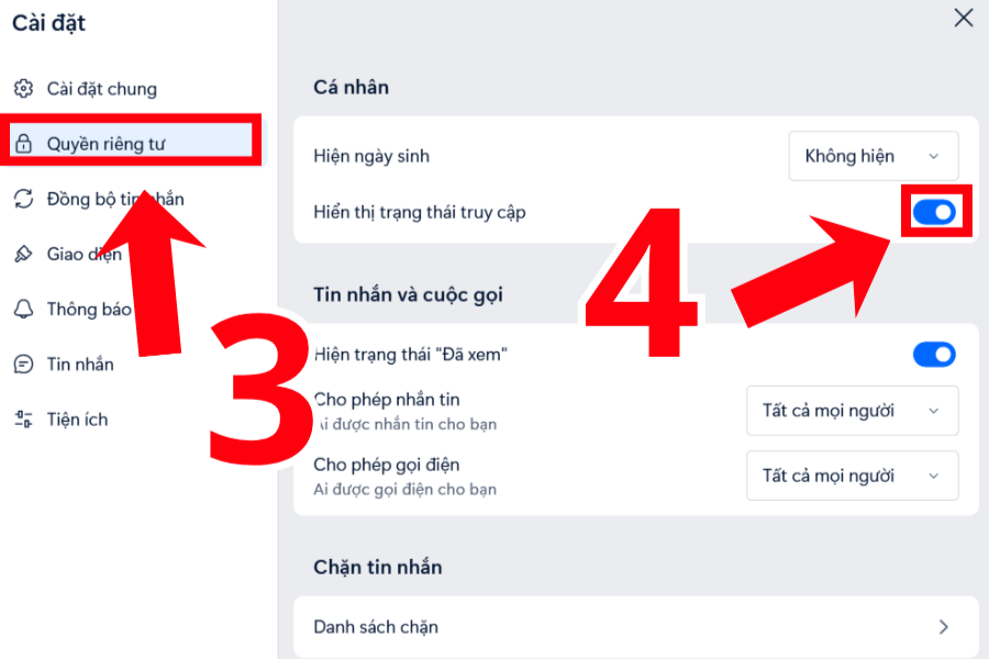 Cách tắt hoạt động Zalo trên máy tính