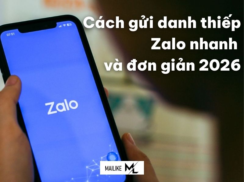 cách gửi danh thiếp zalo