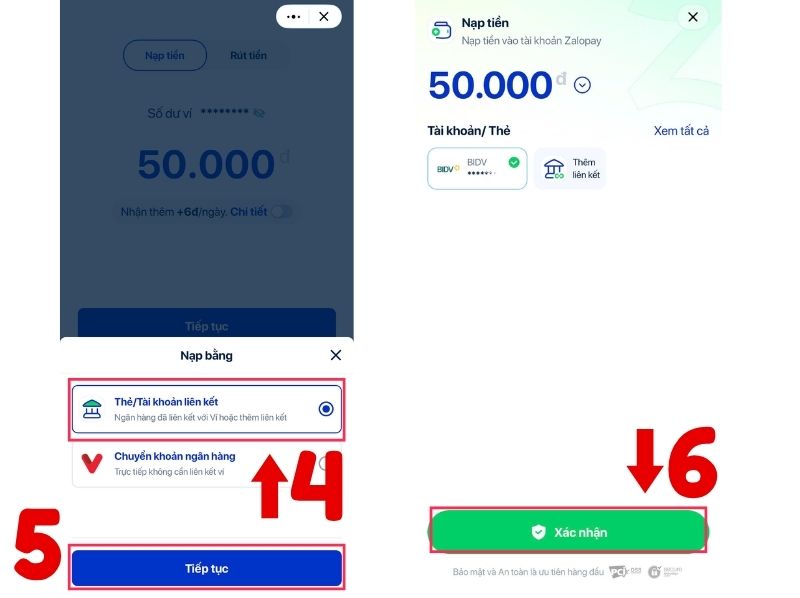 cách nạp tiền vào zalo pay