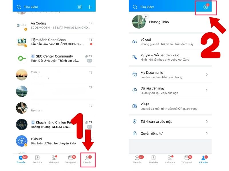 Sao lưu tin nhắn Zalo trên điện thoại