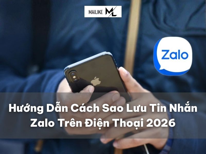 Cách sao lưu tin nhắn Zalo trên điện thoại